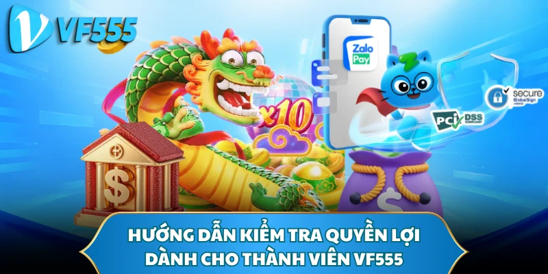 Hướng dẫn kiểm tra quyền lợi dành cho thành viên VF555